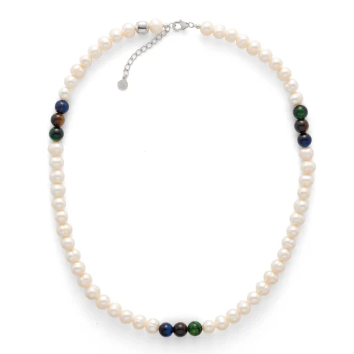 Alexander Lynggaard Halskæde - Pearls & Tiger Eye
