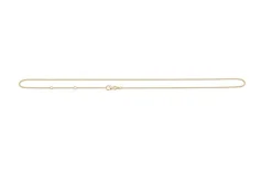Anker Facet 8 kt Halskæde 55 cm - 9320111