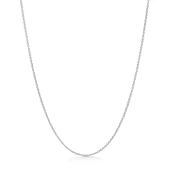 Anker Facet Sølv Halskæde 55 cm - 9120111