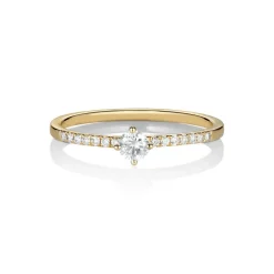 Anpé Atelier Taruva 18kt Guld Ring m. brillanter