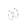 Aqua Dulce Elena Hoops I Sølv - 5725