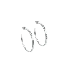 Aqua Dulce Elena Hoops I Sølv - 5725