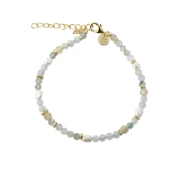 Aqua Dulce Fresa Perle Armbånd i Forgyldt Sølv