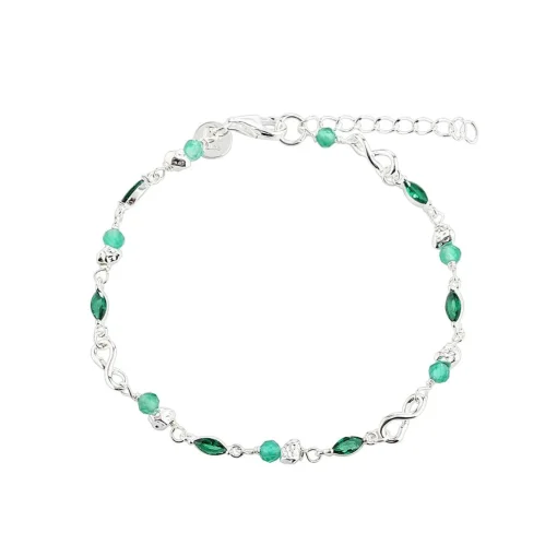 Aqua Dulce Green Garden Armbånd Sølv