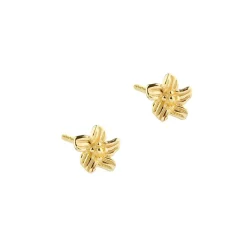 Aqua Dulce Jasmin Flower Small Ørestikker Forgyldt - 5880