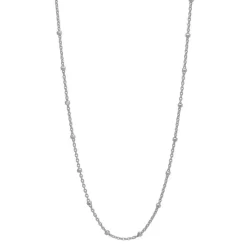 Aqua Dulce Sølv Dot Halskæde 60 cm - 1482