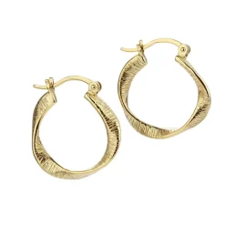 Aqua Dulce Small Twisted Hoop - 5310