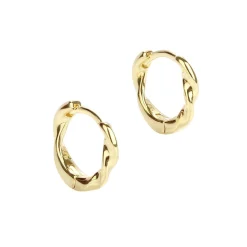 Aqua Dulce Twirl Hoop Forgyldt 13mm