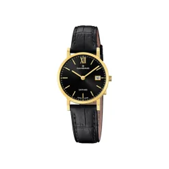 Candino Dameur Guld Double Sort Læder - C4727/3