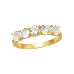 Carré Ring Med Prasiolite