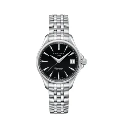 Certina DS Action Quatrz Dameur - Sort Urskive