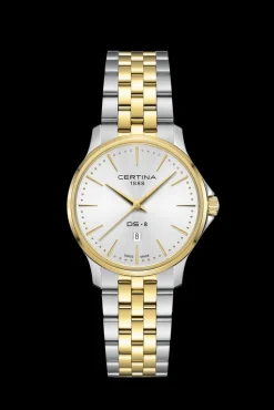 Certina DS-8 Lady Stål m. Guld PVD