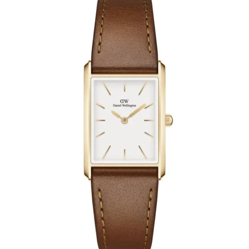 Daniel Wellington Bound Durham Firkantet Dameur m. Læderrem