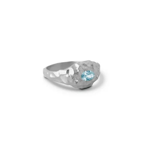Enamel Leia Sølv Ring - R58SM