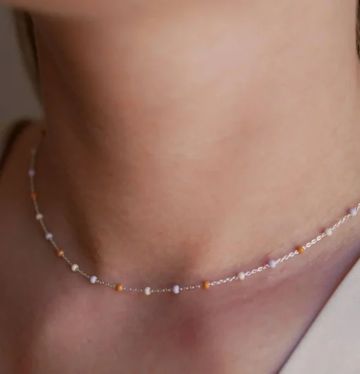 Enamel Lola Halskæde - N55S