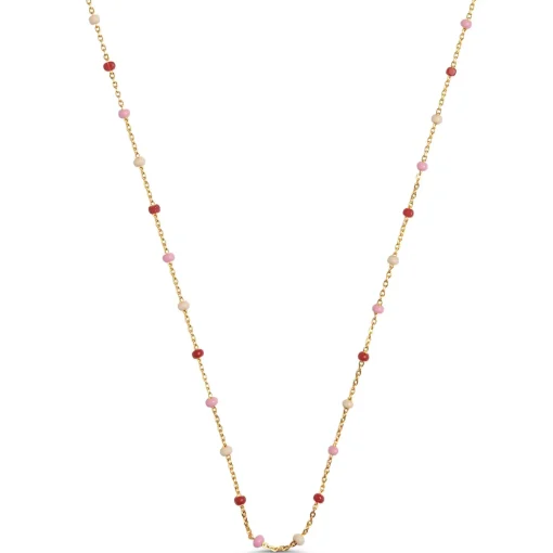 Enamel Lola Rosie Halskæde - N55G-Rosie