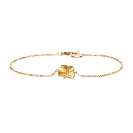 Flora Danica Firkløver Armbånd 18kt Guld