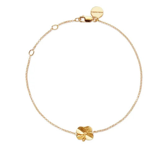 Flora Danica Firkløver Armbånd 18kt Guld