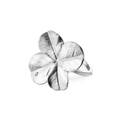 Flora Danica Firkløver Statement Ring - Sølv
