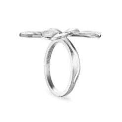 Flora Danica Firkløver Statement Ring - Sølv