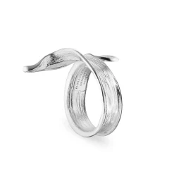 Flora Danica Græs Statement Ring - Sølv