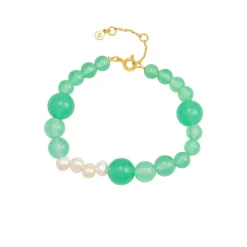 Hultquist Copenhagen Mia Grøn Perle Armbånd