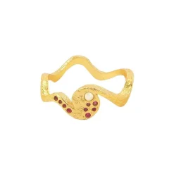 Hultquist Copenhagen Opalus Forgyldt Ring - S08011G