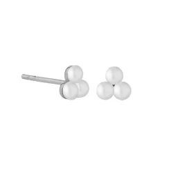 Jeberg Cordelia Triple Pearl Sølv Ørestikker