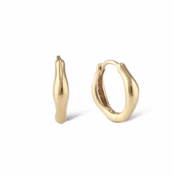 Jeberg Jewellery Balance Creoler sølvforgyldt -51860