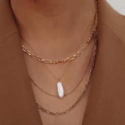 Jeberg Jewellery FILLIPA Halskæde Forgyldt