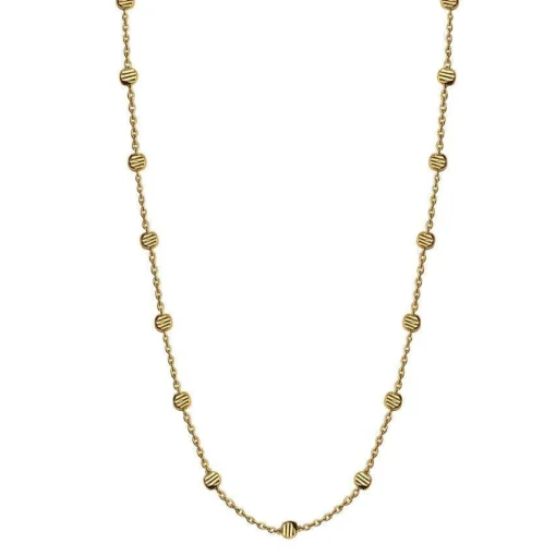 Jeberg Jewellery Gold Beads Necklace sølvforgyldt - 4575-42-G