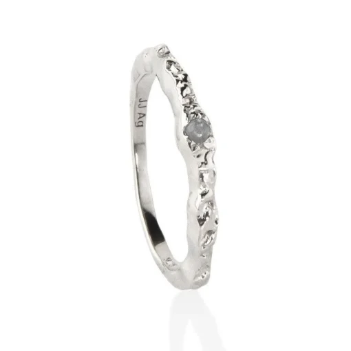 Jeberg Jewellery I Am Gold Petite Ring sølv med Månesten - 60662