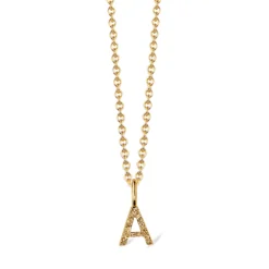 Jeberg Jewellery I Am Me Bogstav sølvforgyldt - 42000