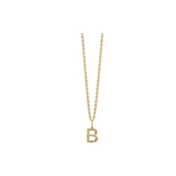 Jeberg Jewellery I Am Me Bogstav sølvforgyldt - 42000