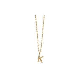 Jeberg Jewellery I Am Me Bogstav sølvforgyldt - 42000
