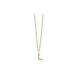 Jeberg Jewellery I Am Me Bogstav sølvforgyldt - 42000
