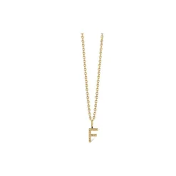 Jeberg Jewellery I Am Me Bogstav sølvforgyldt - 42000