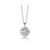 Jeberg Jewellery Piece of The Moon Necklace sølv - 4802-42-Silver