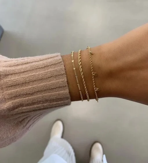 Jeberg Jewellery Robin Bracelet I Forgyldt Sølv