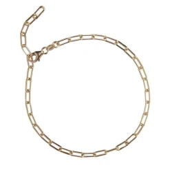 Jeberg Jewellery Sophia Sølv Forgyldt Ankelkæde - 4550-G