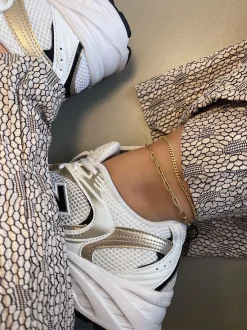 Jeberg Jewellery Sophia Sølv Forgyldt Ankelkæde - 4550-G