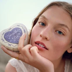 Maanesten Heart Jewelry Box Sand - Smykkerskrin