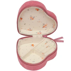Maanesten Heart Jewelry Box Pink - Smykkerskrin