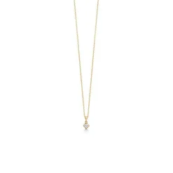 Mads Z 14 kt. Crown Diamant Vedhæng 0.16 ct.