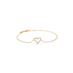 Mads Z 14 kt. Tender Heart Armbånd 0.12 ct.
