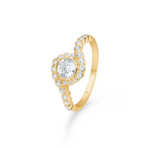 Mads Z 8kt Carmen Ring Zirkonia