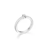 Mads Z 14kt. Crown Alliancering Hvidguld 0.09 ct.