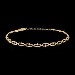 Mads Z 8kt Guld Armbånd Med Ovale Led
