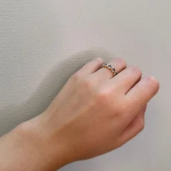 Mads Z 14kt Otilia Ring Med Grå Månesten