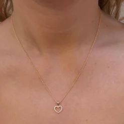 Mads Z 8kt Rhianna Vedhæng - Hjertemotiv 10mm